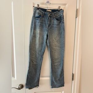 Harper Heritage high rise straight jeans